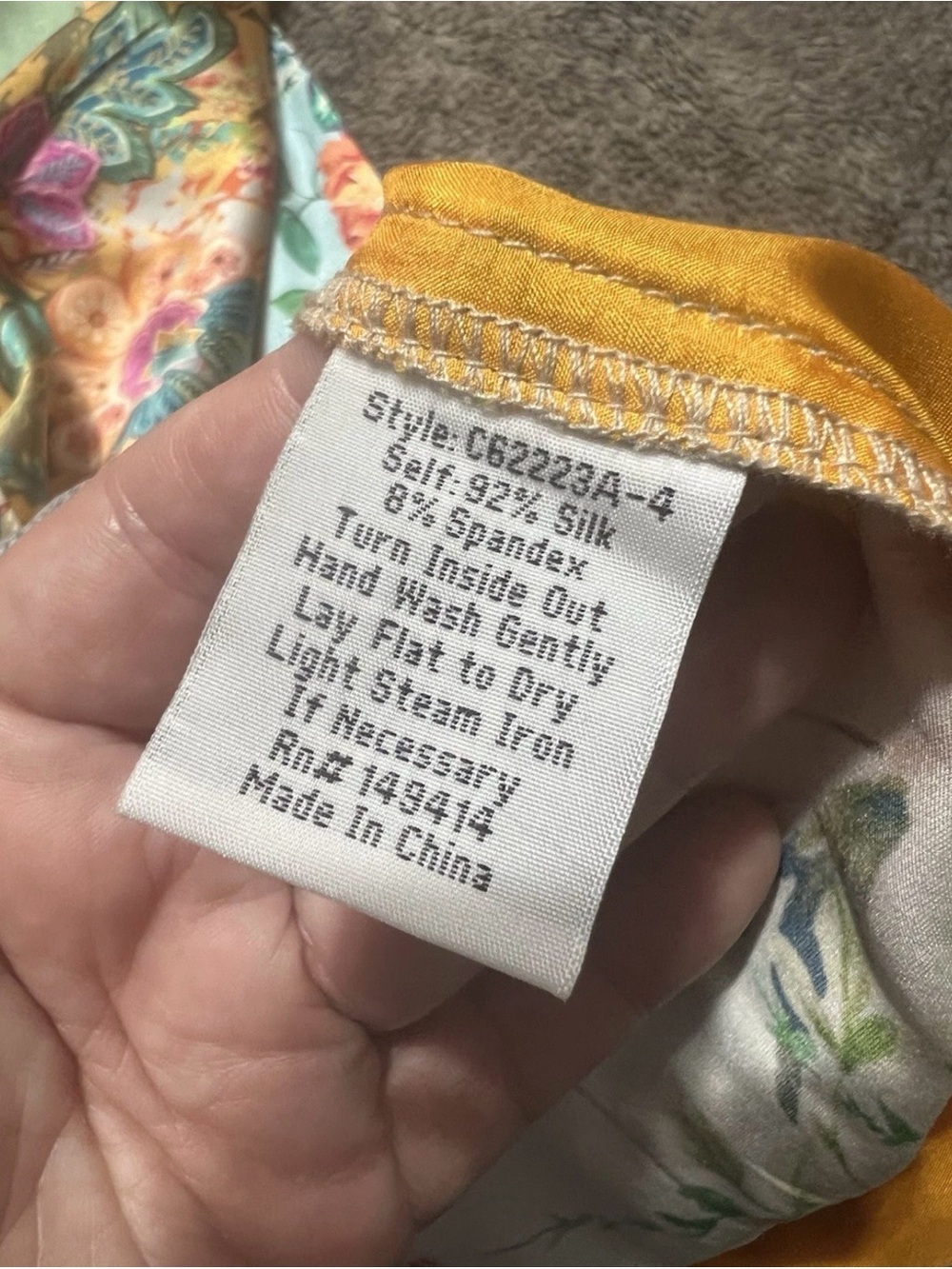 Johnny Was ETTA SEAMED JOGGER Size Small Silk Blend - Picture 4 of 5
